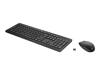 HP 230 - Ensemble clavier et souris - sans fil - QWERTZ - Suisse - pour HP 21, 22, 24, 27; Pavilion 24, 27, TP01; Pavilion Laptop 14, 15