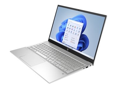 HP Pavilion Laptop 15-eg2023nb - Intel Core i5 - 1235U / jusqu'à 4.4 GHz - Win 11 Home - Carte graphique Intel Iris Xe - 16 Go RAM - 512 Go SSD NVMe - 15.6" IPS 1920 x 1080 (Full HD) - Wi-Fi 6 - argent naturel (couvercle et base), cadre de clavier en aluminium argenté naturel - clavier : Belge - avec 2 ans d'assistance matérielle HP sur site pour les ordinateurs portables Compaq et Pavilion, avec réponse dans les 3 jours