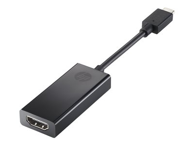 HP - Adaptateur vidéo - 24 pin USB-C mâle pour HDMI femelle - support 4K - pour HP 20, 22, 24; Chromebook 14, 15; ENVY 27, 32; Portable 13, 14, 15, 17, 27, 595
