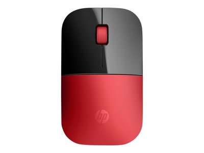 HP Z3700 - Souris - sans fil - 2.4 GHz - récepteur sans fil USB - rouge