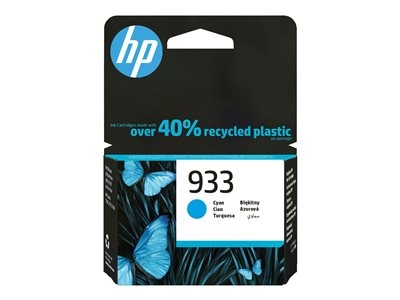 HP 933 - 4 ml - cyan - original - cartouche d'encre - pour Officejet 6100, 6600 H711a, 6700, 7110, 7510, 7610, 7612