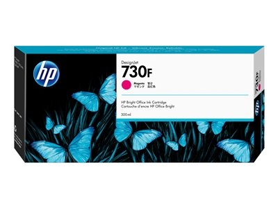 HP 730F - 300 ml - haute capacité - magenta - original - DesignJet - cartouche d'encre - pour DesignJet SD Pro MFP, T1600, T1600dr, T1700, T1700dr, T1708, T1708dr, T2600, T2600dr