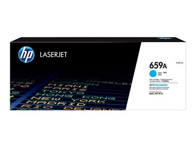 HP 659A - Cyan - original - LaserJet - cartouche de toner (W2011A) - pour Color LaserJet Enterprise MFP M776; LaserJet Enterprise MFP M776