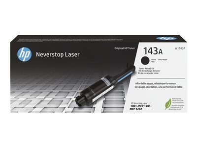 HP 143A Reload Kit - Noir - recharge de toner - pour Neverstop 1001, 1202; Neverstop Laser 1000, MFP 1200, MFP 1201, MFP 1202