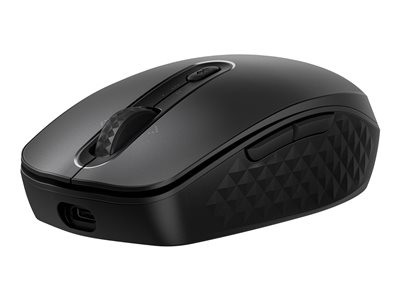 HP 695 - Souris - recharge Qi - 7 boutons - sans fil - Bluetooth - noir