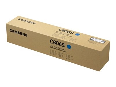 HP CLT-C806S - Cyan - original - cartouche de toner (SS553A) - pour Samsung SL-K703, SL-X703, SL-X706; MultiXpress SL-X704, SL-X7400, SL-X7500, SL-X7600