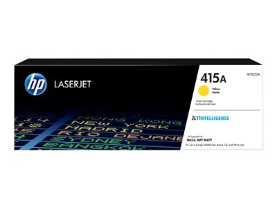 HP 415A - Jaune - original - LaserJet - cartouche de toner (W2032A) - pour Color LaserJet Enterprise MFP M480; Color LaserJet Managed E45028; LaserJet Managed E45028