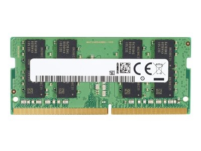 HP - DDR4 - module - 4 Go - SO DIMM 260 broches - 3200 MHz / PC4-25600 - 1.2 V - mémoire sans tampon - non ECC - pour Elite Slice G2 (SODIMM); EliteDesk 705 G5 (SODIMM); EliteOne 800 G5 , 800 G6, 800 G8; ProDesk 400 G5 (SODIMM), 400 G6 (SODIMM), 600 G5 (SODIMM), 600 G6 (SODIMM); ProOne 400 G6, 440 G6, 600 G6
