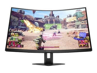 OMEN by HP 27c - Gaming - écran LED - jeux - incurvé - 27" - 2560 x 1440 QHD @ 240 Hz - VA - 450 cd/m² - 3000:1 - DisplayHDR 400 - 1 ms - HDMI, DisplayPort