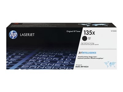HP 135X - À rendement élevé - noir - original - LaserJet - cartouche de toner (W1350X) - pour LaserJet M209, MFP M234