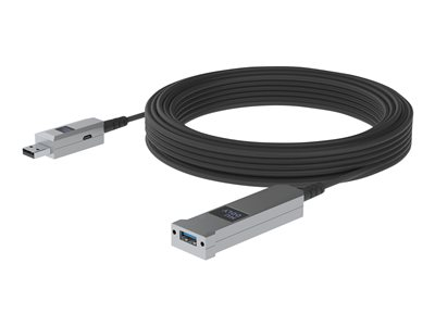 Huddly - Câble USB - USB type A (M) pour USB type A (F) - USB 3.1 Gen 1 - 5 m - Active Optical Cable (AOC)