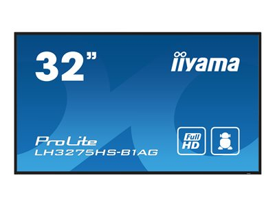 iiyama ProLite LH3275HS-B1AG - Classe de diagonale 32" écran LCD rétro-éclairé par LED - signalisation numérique - avec lecteur multimédia SoC intégré - Android - 1080p 1920 x 1080 - noir, mat