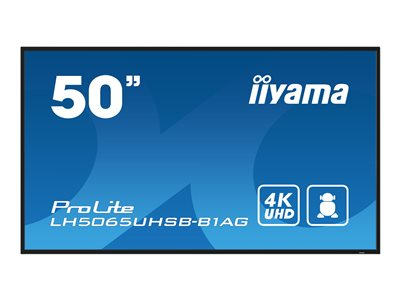 iiyama ProLite LH5065UHSB-B1AG - Classe de diagonale 50" écran LCD rétro-éclairé par LED - signalisation numérique - Android - 4K UHD (2160p) 3840 x 2160 - noir