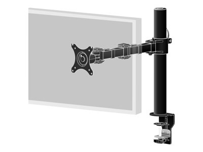 Iiyama DS1001C-B1 - Kit de montage - bras réglable - pour moniteur - noir - Taille d'écran : 10"-30" - montrable sur bureau - pour ProLite E2783QSU-B1, XU2495WSU-B1, XUB2495WSU-B1