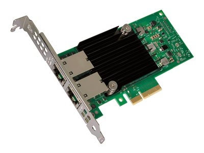Intel Ethernet Converged Network Adapter X550-T2 - Adaptateur réseau - PCIe 3.0 profil bas - 10Gb Ethernet x 2