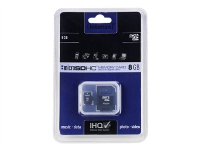 Intenso - Carte mémoire flash - 8 Go - SDHC