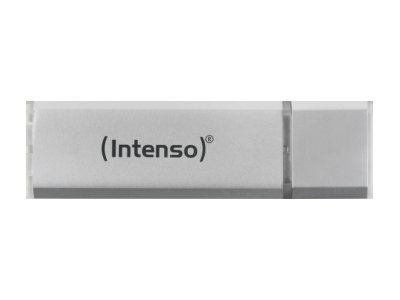 Intenso Alu Line - Clé USB - 64 Go - USB 2.0 - argent