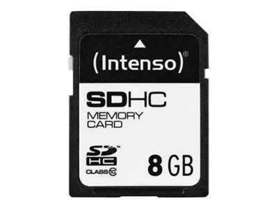 Intenso Class 10 - Flashgeheugenkaart - 8 GB - Class 10 - SDHC