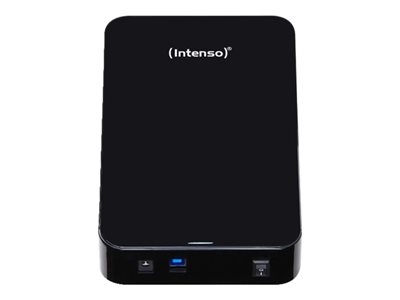 Intenso Memory Center - Disque dur - 4 To - externe (de bureau) - 3.5" - USB 3.0 - 5400 tours/min - mémoire tampon : 32 Mo - noir