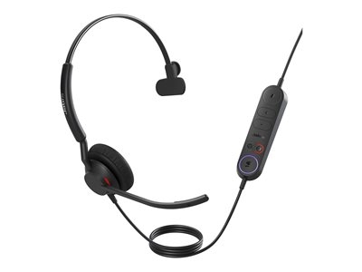 Jabra Engage 40 Mono - Micro-casque - sur-oreille - filaire - USB-A - isolation acoustique - Optimisé pour Microsoft Teams