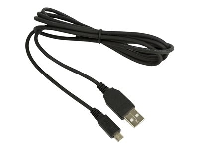 Jabra - Câble USB - USB (M) pour Micro-USB de type B (M) - 1.5 m - pour Engage 55 Mono; GO 6430, 6470; PRO 9460, 9460 Duo, 9460 NCSA, 9465 Duo, 9470, 9470 NCSA