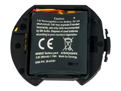 Jabra Engage Battery Pack - Batterie - pour Engage 55 Mono, 55 Stereo, 65 Mono, 65 Stéréo, 75 Mono, 75 Stéréo