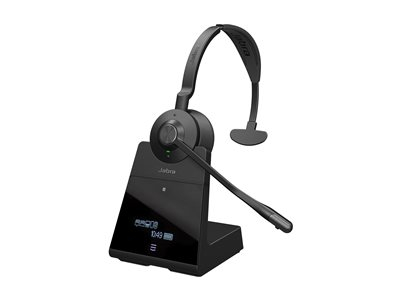 Jabra Engage 75 SE Mono - Micro-casque - sur-oreille - DECT / Bluetooth - sans fil - NFC* - certifié Zoom, Certifié Google Meet, Certifié Amazon Chime, certifié pour Microsoft Teams Open Office, Works With Chromebook Certified, certifié UC