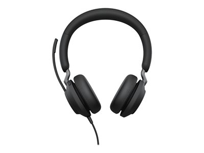 Jabra Evolve2 40 SE UC Stereo - Micro-casque - sur-oreille - filaire - USB-C - isolation acoustique - Optimisé pour la CU