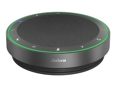 Jabra Speak2 75 MS - Haut-parleur main libre - Bluetooth - sans fil - USB-A, USB-C - gris foncé - Certifié pour Microsoft Teams Rooms, Optimisé pour Microsoft Teams, Certifié Microsoft Swift Pair