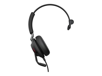 Jabra Evolve2 40 SE MS Mono - Micro-casque - sur-oreille - filaire - USB-A - isolation acoustique - Certifié pour Microsoft Teams