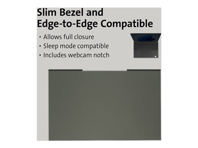 Kensington MagPro - Filtre de confidentialité pour ordinateur portable - 16:10 - amovible - magnétique - 15.6" - noir - Conformité TAA