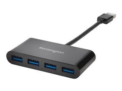 Kensington UH4000 - Concentrateur (hub) - 4 x SuperSpeed USB 3.0 - de bureau