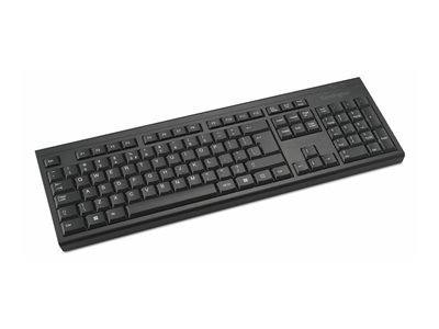 Kensington KB150 EQ - Clavier - full size - sans fil - 2.4 GHz - QWERTY - Pour la vente au détail - carton FSC