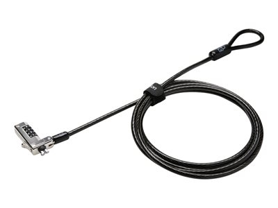 Kensington Slim Combination Laptop Lock - Câble de sécurité - 1.8 m