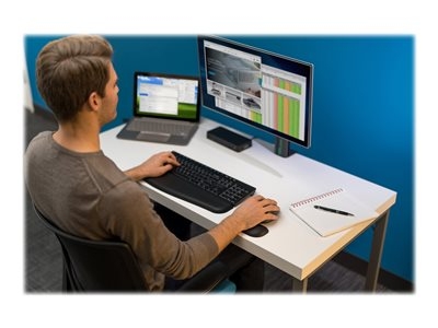 Kensington ERGOSOFT WR STANDARD - Repose-poignet pour clavier - noir