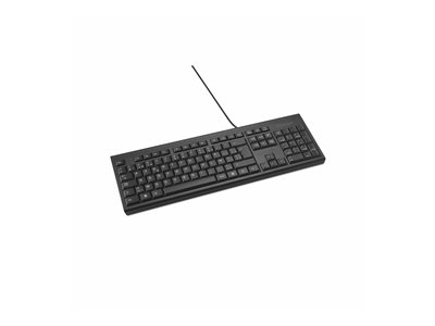 Kensington KB100 EQ - Clavier - full size - USB - AZERTY - Belge - noir