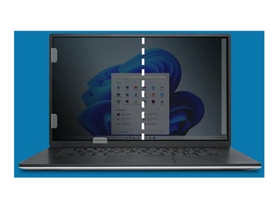 Kensington - Filtre de confidentialité pour ordinateur portable - à double sens - amovible - largeur 15,6 pouces - noir