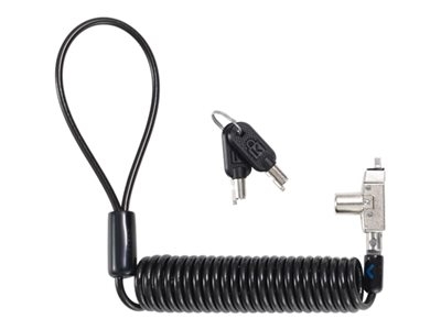 Kensington Slim N17 2.0 Portable Keyed Laptop Lock pour fentes en forme de coin - Câble de sécurité - 1.83 m