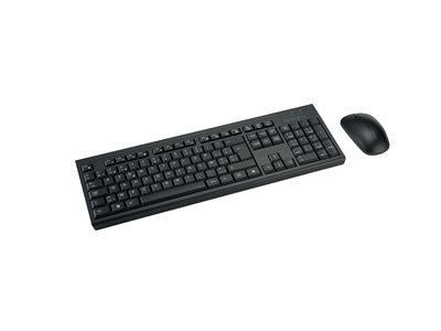 Kensington KM270 EQ - Ensemble clavier et souris - rechargeable - full size - sans fil - 2.4 GHz, Bluetooth - noir