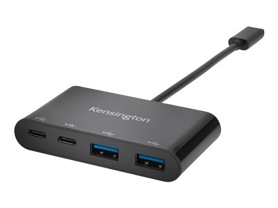 Kensington CH1000 - Concentrateur (hub) - 2 x USB 3.1 + 2 x USB-C - de bureau