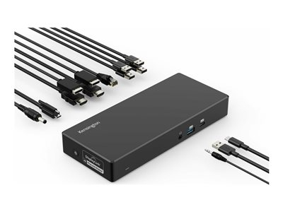 Kensington SD4781P - Station d'accueil - USB-C - 2 x HDMI, 2 x DP++ - 1GbE