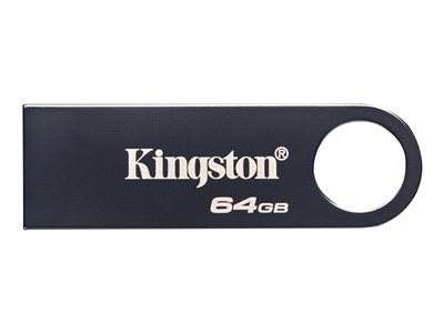 Kingston DataTraveler SE9 G3 - Clé USB - 64 Go - USB 3.2 Gen 1 - Nickel foncé