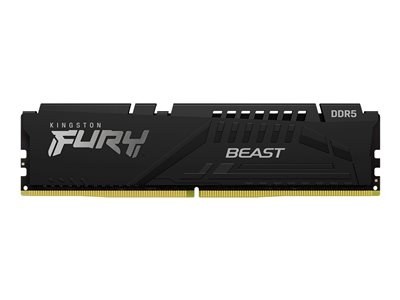 Kingston FURY Beast - DDR5 - module - 16 Go - DIMM 288 broches - 5600 MT/s / PC5-44800 - CL40 - 1.25 V - mémoire sans tampon - on-die ECC - noir