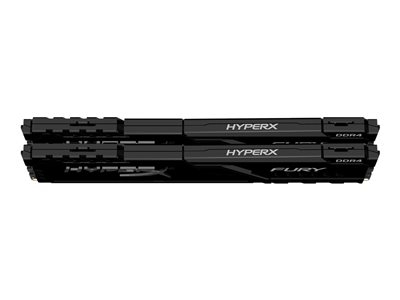 HyperX FURY - DDR4 - kit - 16 Go: 2 x 8 Go - DIMM 288 broches - 3200 MHz / PC4-25600 - CL16 - 1.35 V - mémoire sans tampon - non ECC - noir