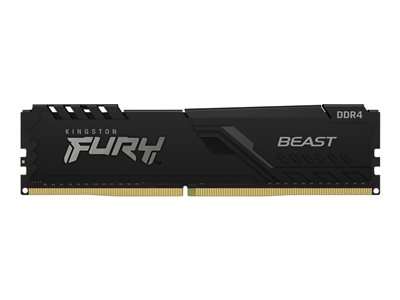 Kingston FURY Beast - DDR4 - module - 32 Go - DIMM 288 broches - 3600 MHz / PC4-28800 - CL18 - 1.35 V - mémoire sans tampon - non ECC - noir