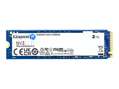 Kingston NV3 - SSD - 2 To - interne - M.2 2280 - PCIe 4.0 x4 (NVMe)