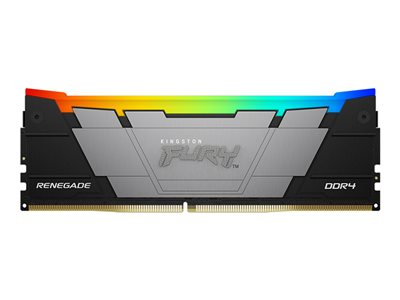 Kingston FURY Renegade RGB - DDR4 - module - 16 Go - DIMM 288 broches - 3200 MT/s / PC4-25600 - CL16 - 1.35 V - mémoire sans tampon - non ECC - noir