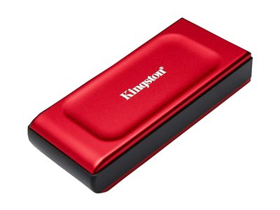 Kingston XS1000 - SSD - 1 To - externe (portable) - USB 3.2 Gen 2 (USB-C connecteur) - rouge