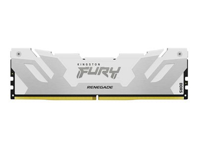 Kingston FURY Renegade - DDR5 - module - 24 Go - DIMM 288 broches - 4200 MHz / PC5-67200 - CL40 - 1.45 V - mémoire sans tampon - on-die ECC - blanc, argent