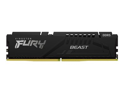 Kingston FURY Beast - DDR5 - module - 8 Go - DIMM 288 broches - 5600 MT/s / PC5-44800 - CL36 - 1.25 V - mémoire sans tampon - on-die ECC - noir